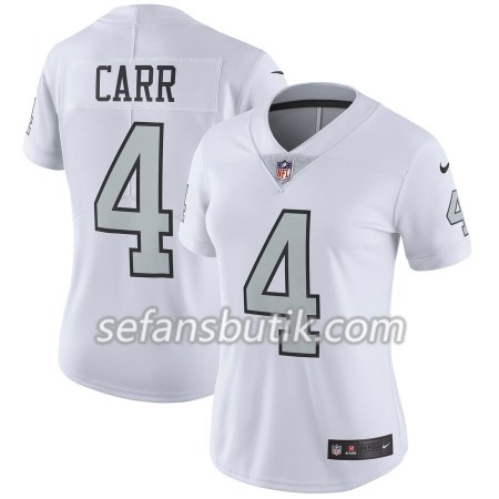 Oakland Raiders Tröjor Derek Carr 4 Nike Silver - Dame Oakland Raiders Tröjor Derek Carr 4 Nike Silver - Dame
